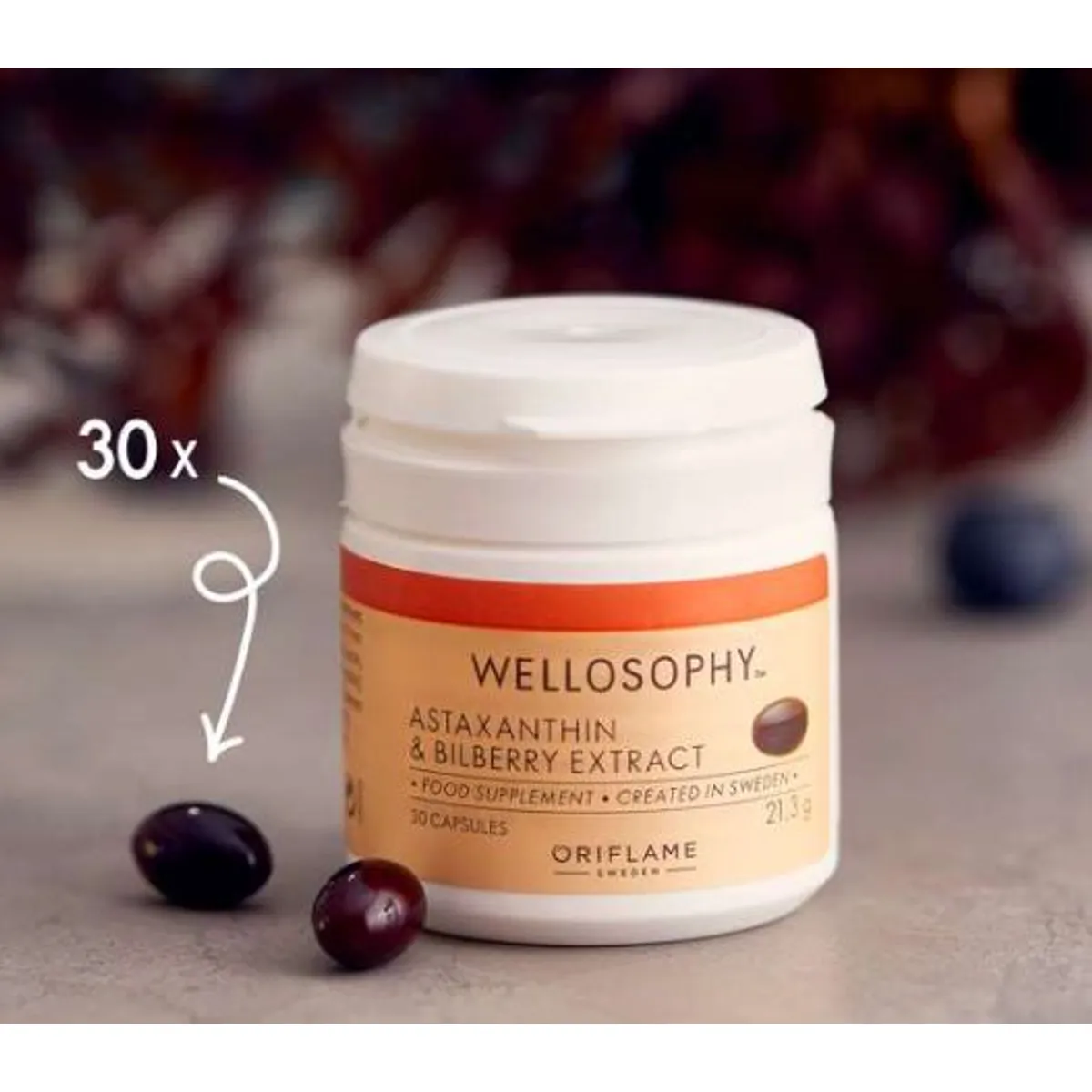 ORIFLAME - ASTAXANTINA CON ARANDANOS - ORIFLAME  - MADE IIN SUECIA