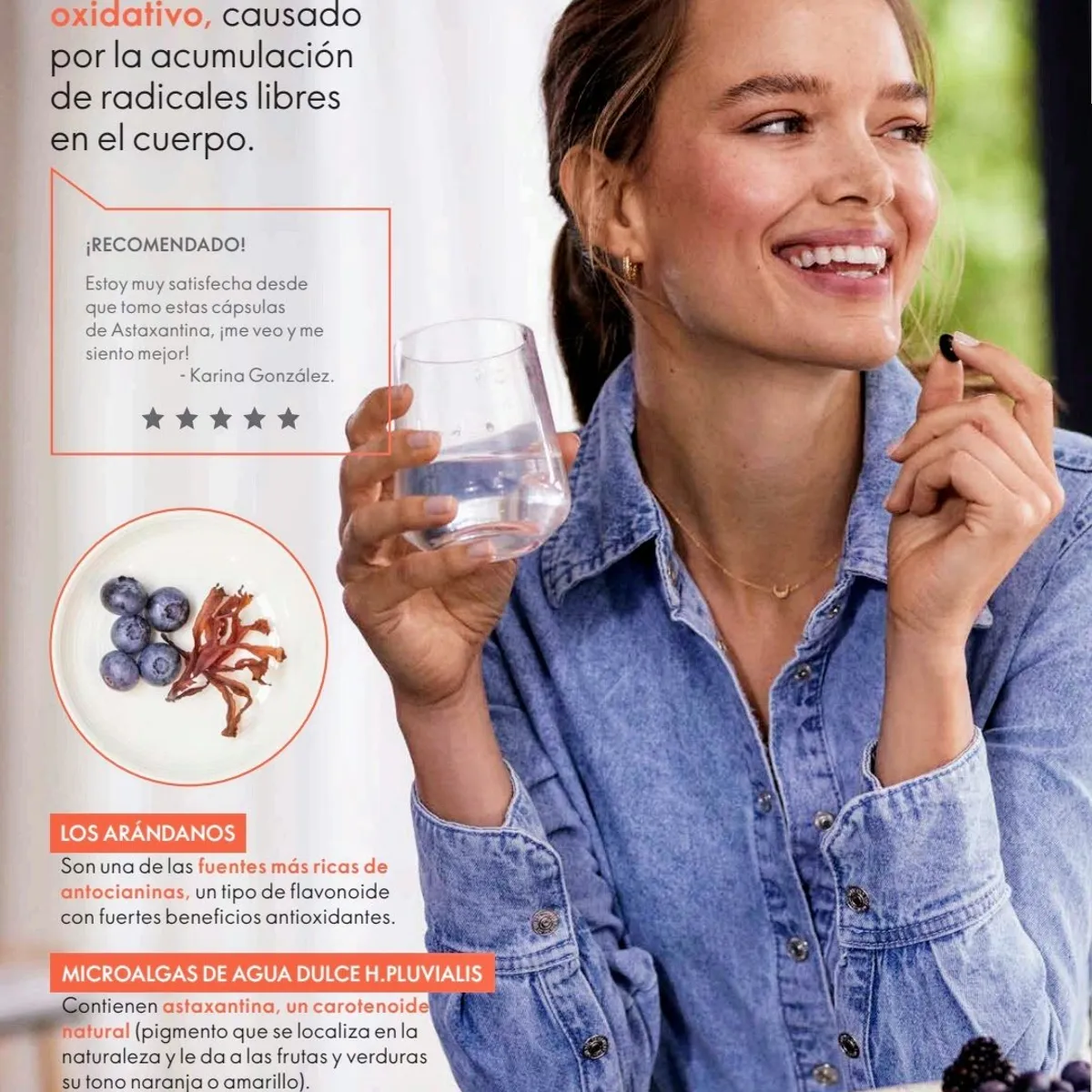 ORIFLAME - ASTAXANTINA CON ARANDANOS - ORIFLAME  - MADE IIN SUECIA