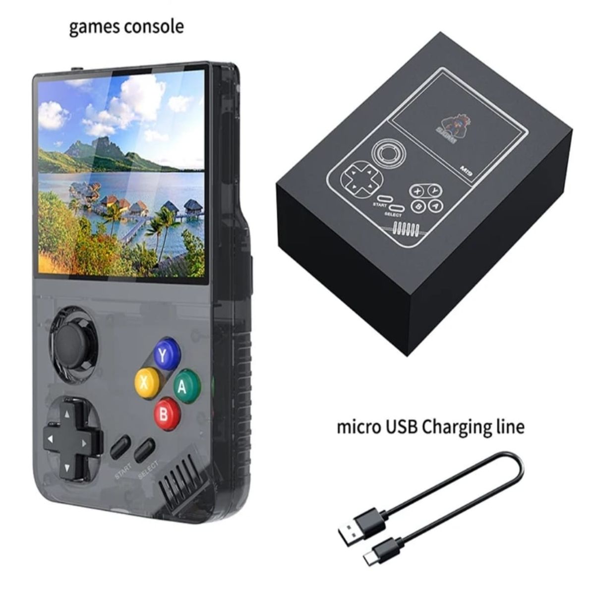 GENERICO - Consola M19 128 GB Blanco