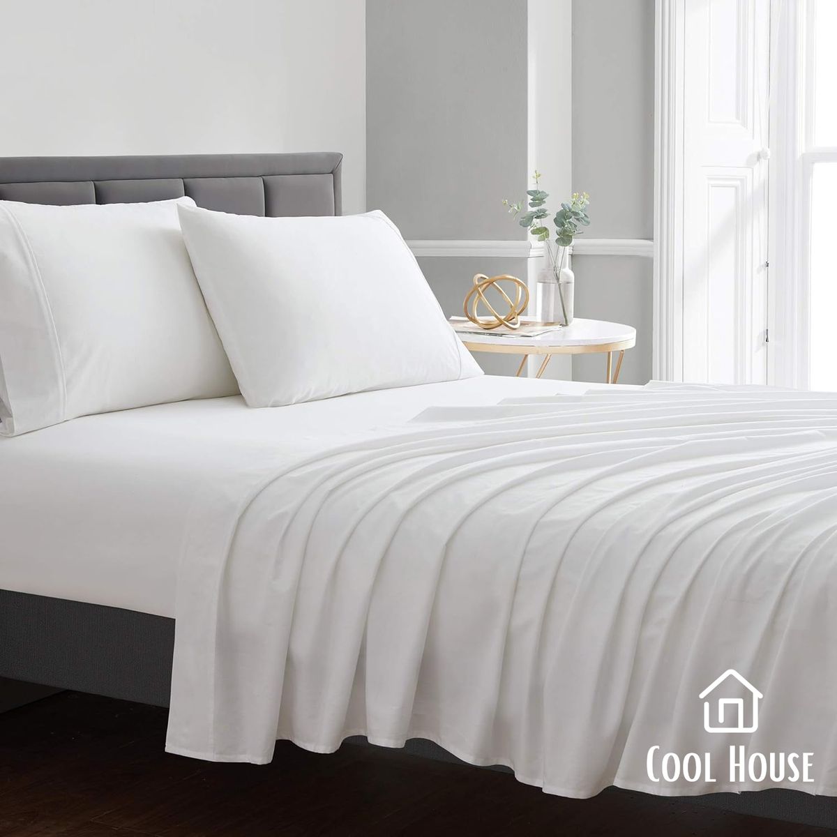 GENERICO - Juego de sábanas Cool House T-200 200 hilos 100% algodón