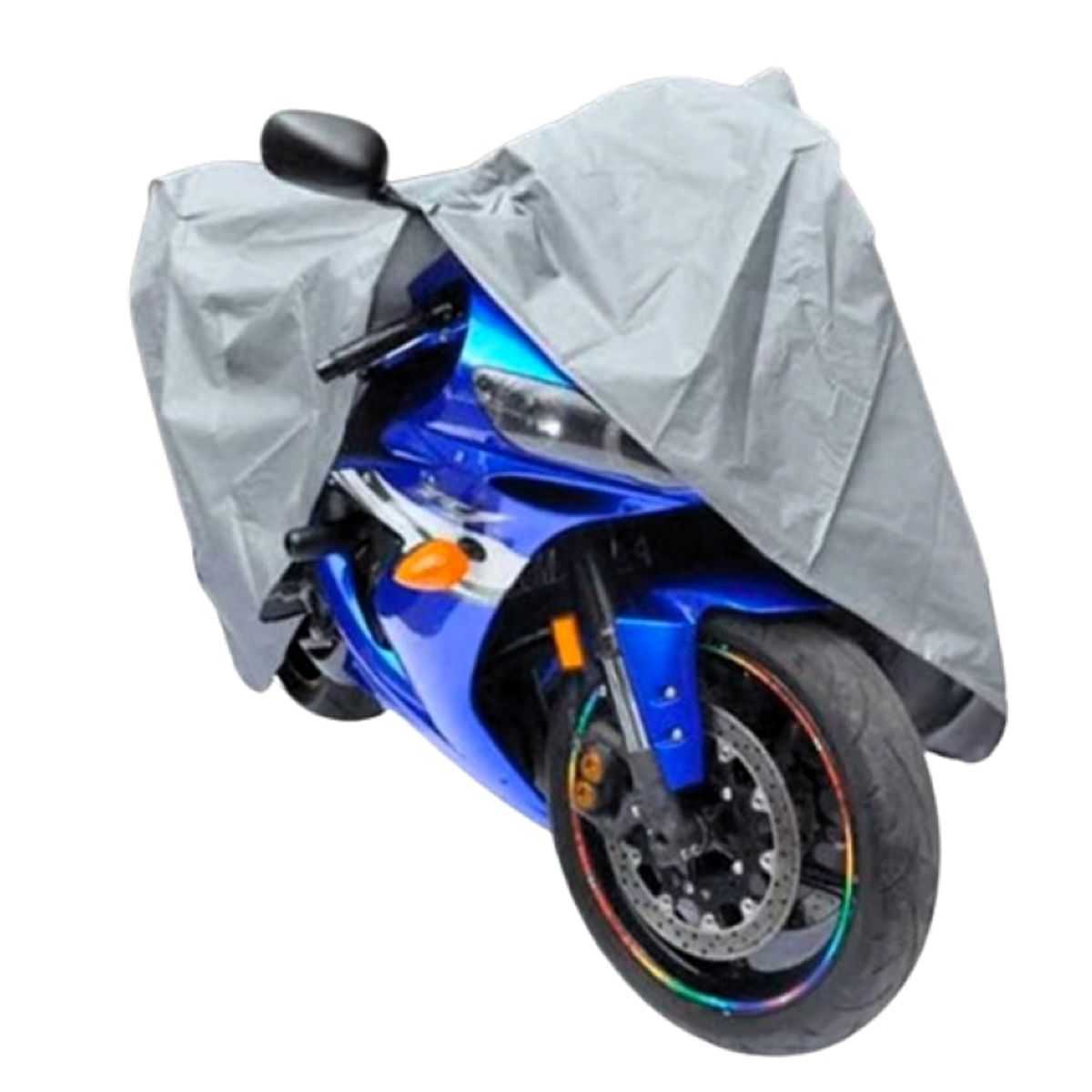 GENERICO - PROTECTOR PARA MOTOCICLETA, IMPERMEABLE 1.40 X 240cm.