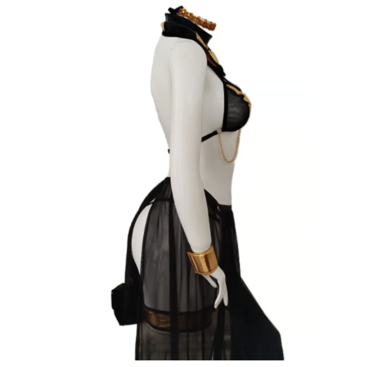 GENERICO - DISFRAZ SEXI EROTICO DE REYNA EGIPCIA PARA FIESTA TALLA S-M-L