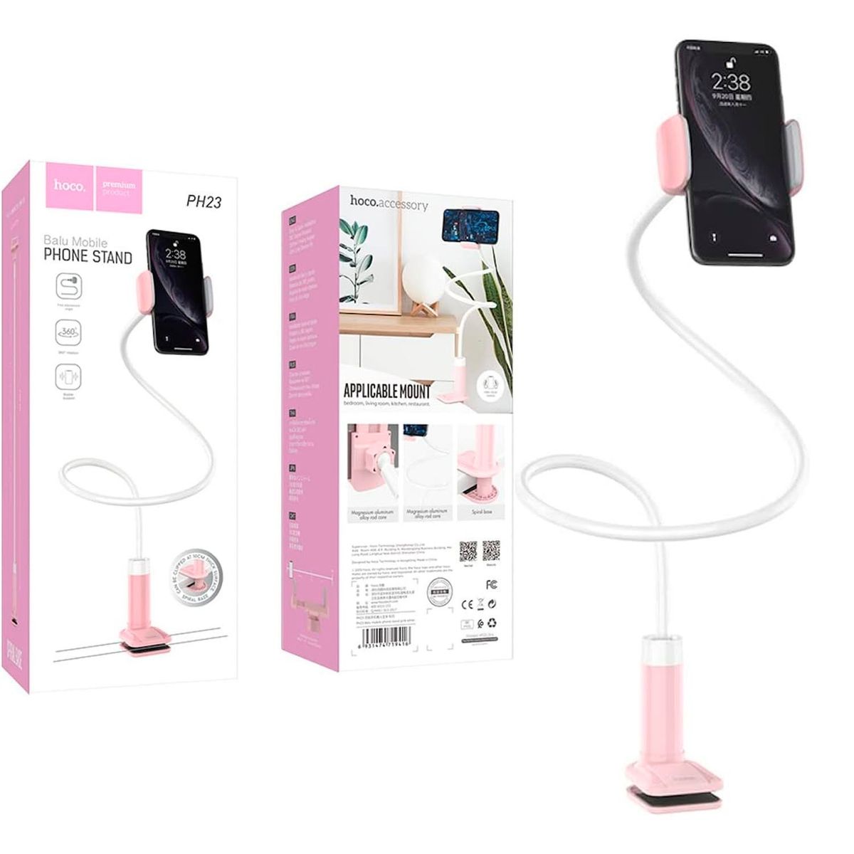 HOCO - Soporte para Teléfono Móvil Diferente Altura Ajustable Hoco PH23