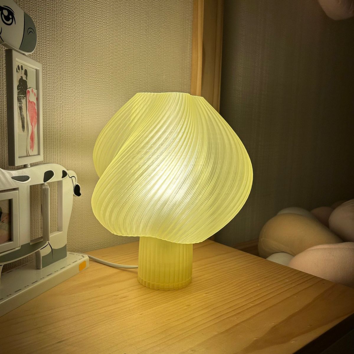 GENERICO - Lámpara SugarLush de impresión 3D Amarillo