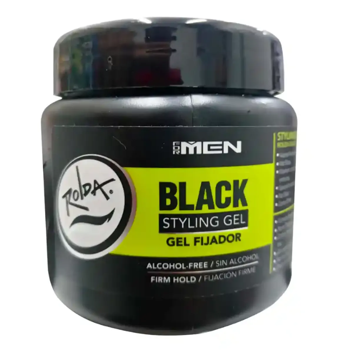 GENERICO - Rolda Gel Fijador Sin Alcohol Black 120gr