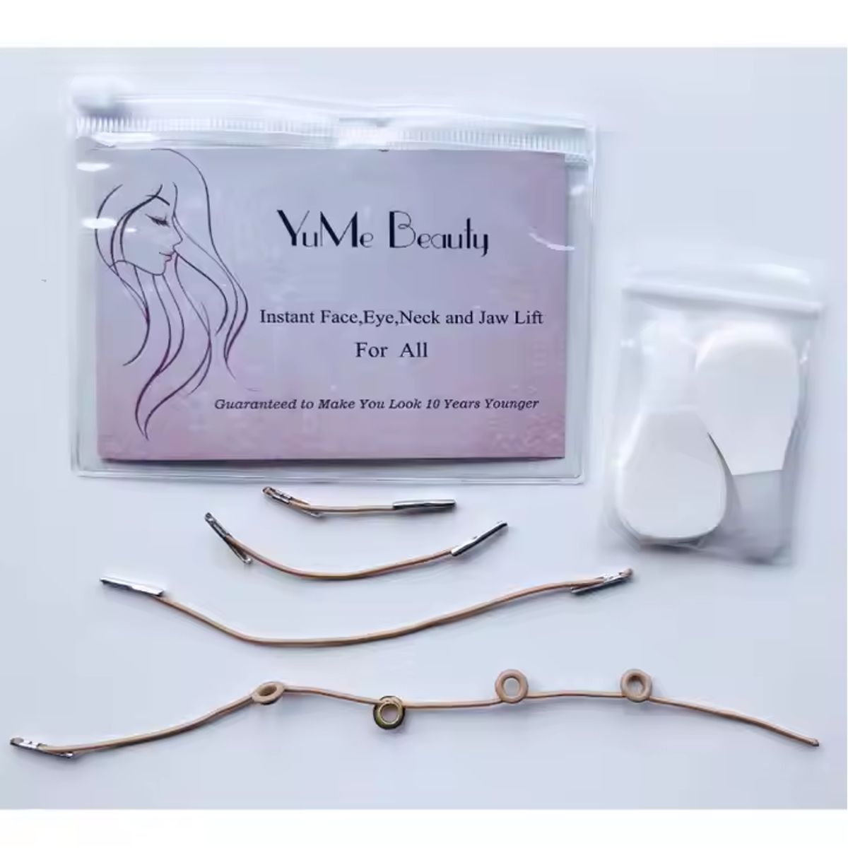 GENERICO - Tensor De Rostro Y Cuello Cinta Lifting Invisible 40 Cintas