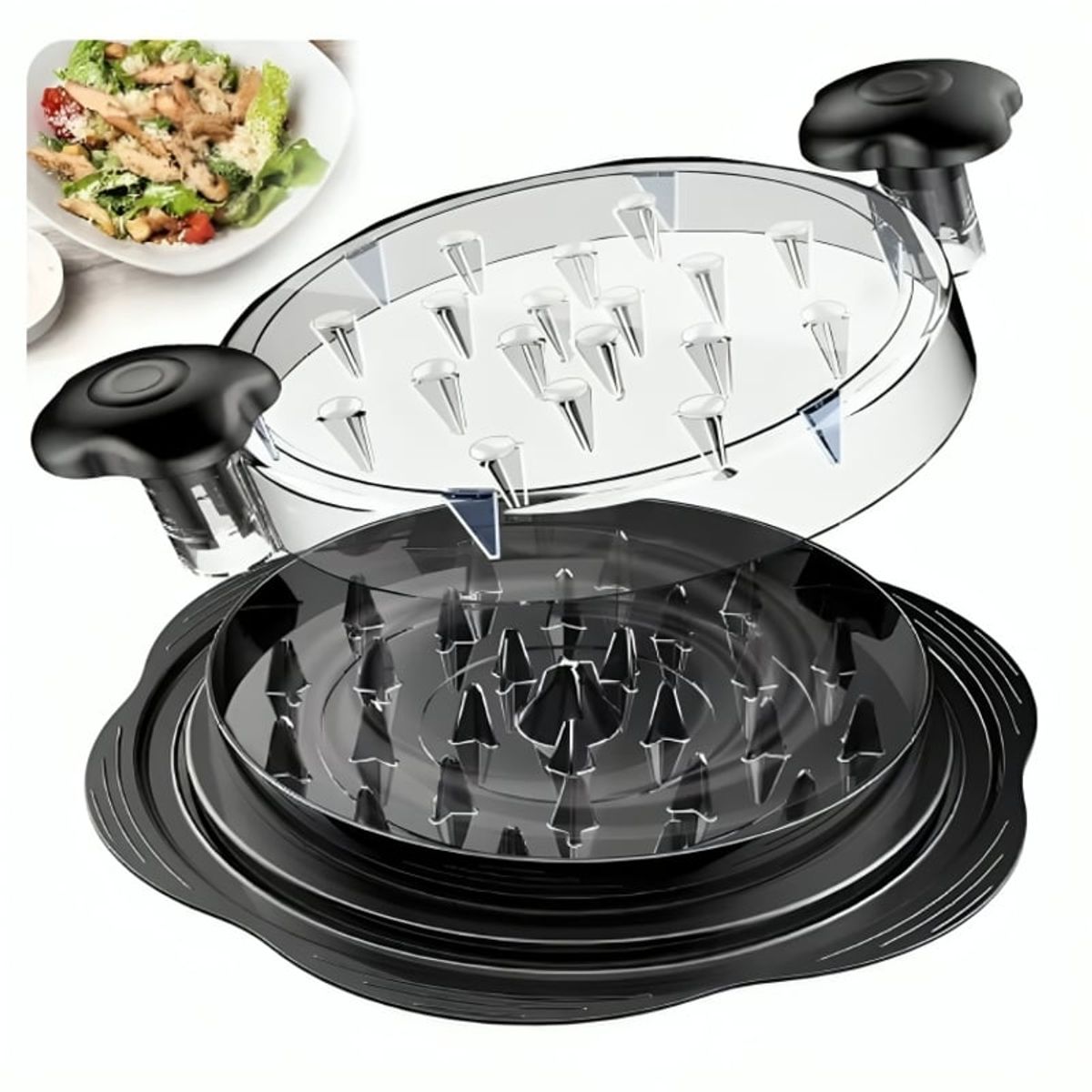 OEM - Triturador de Alimentos Para Cocina Deshilachador de Pollo y Carnes