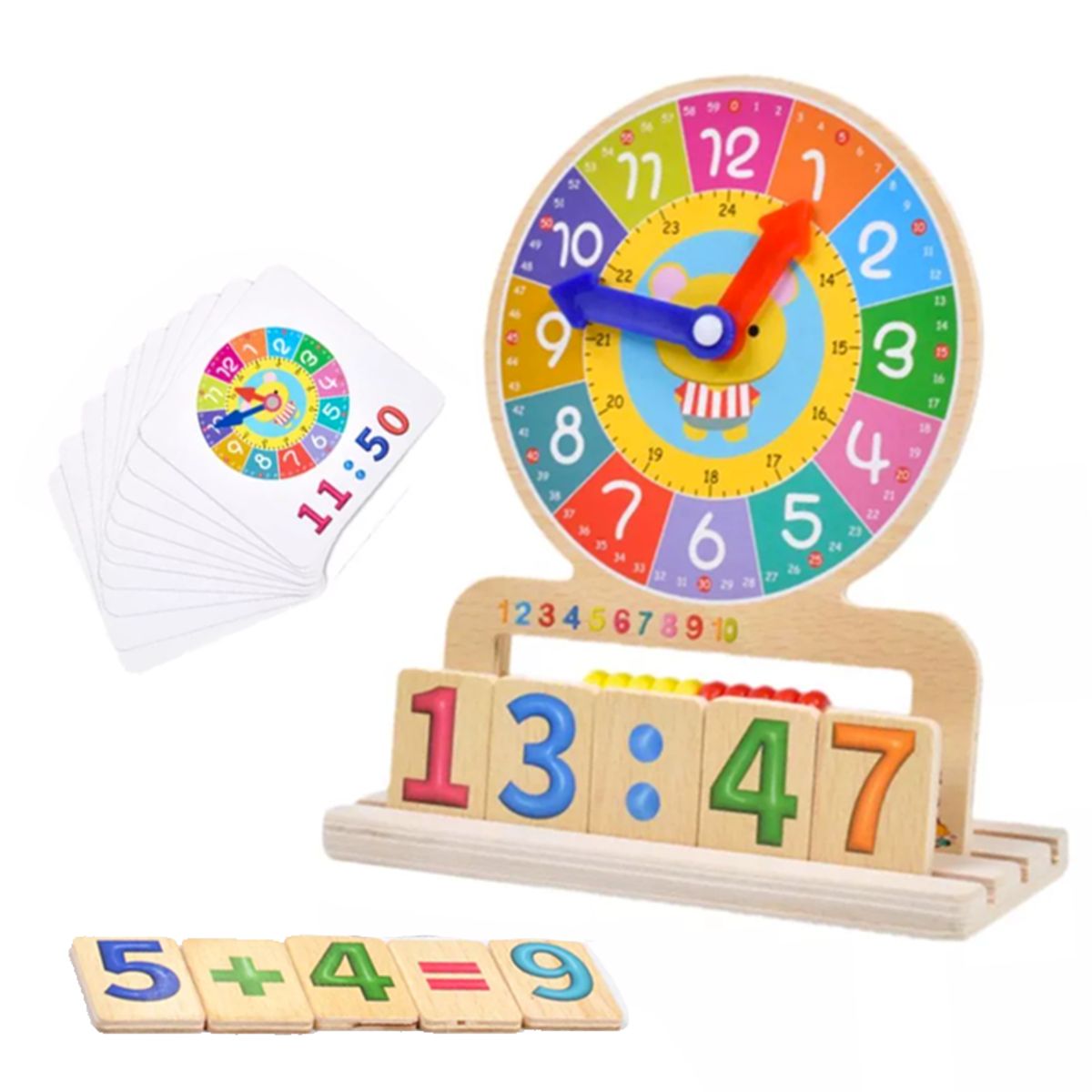 GENERICO - Juego Reloj y Horario Didactico Numerico