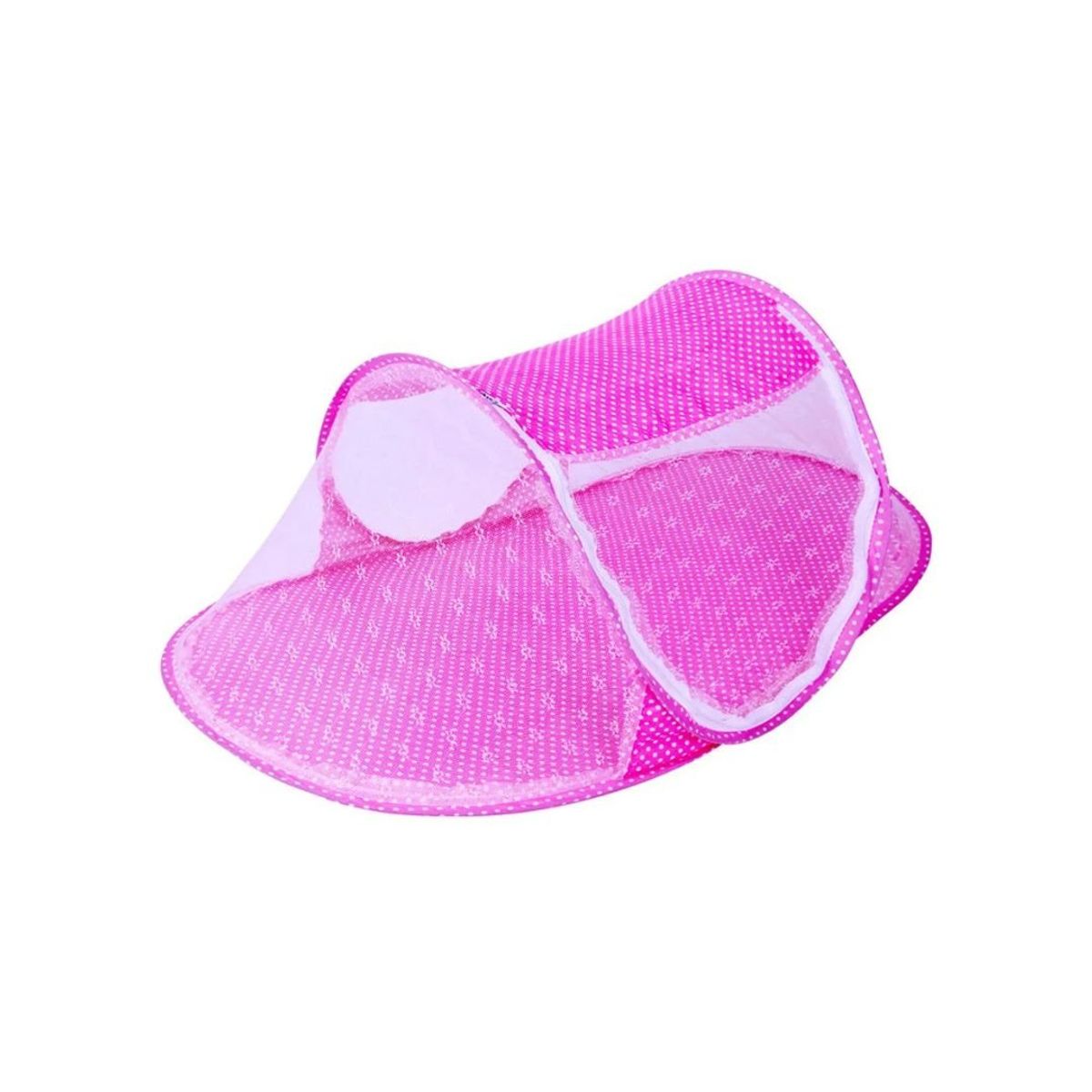 GENERICO - Mosquitero Portátil y Plegable Rosado para Cuna