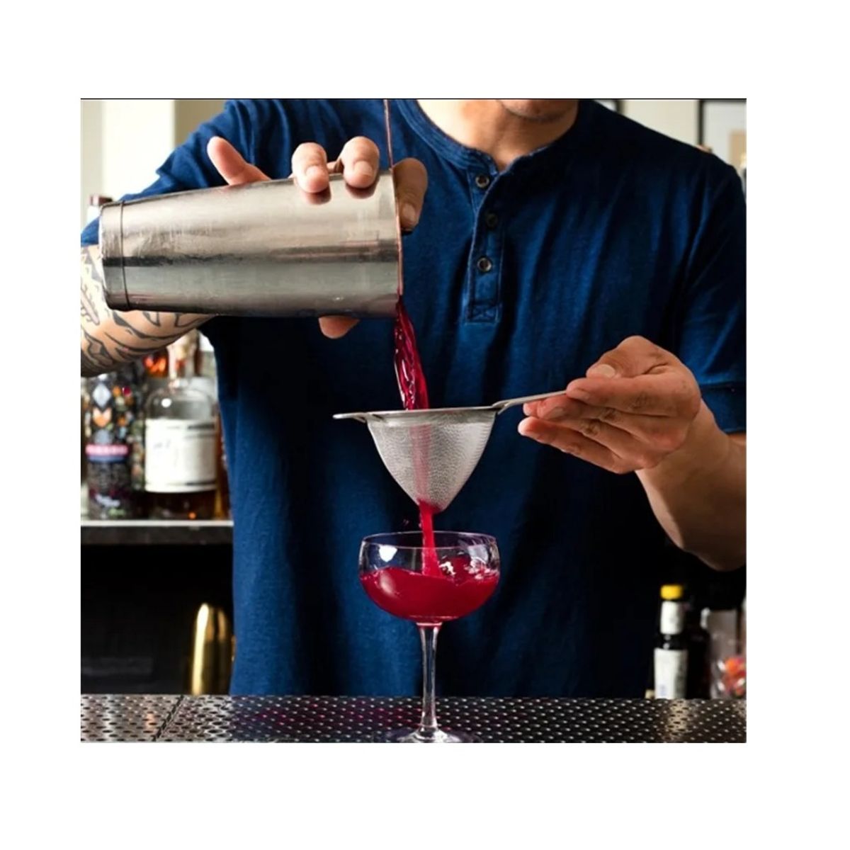 ICHIMATSU - COLADOR CONICO 14 CM DE DIAMETRO PARA ACEITE Y COCTELERIA