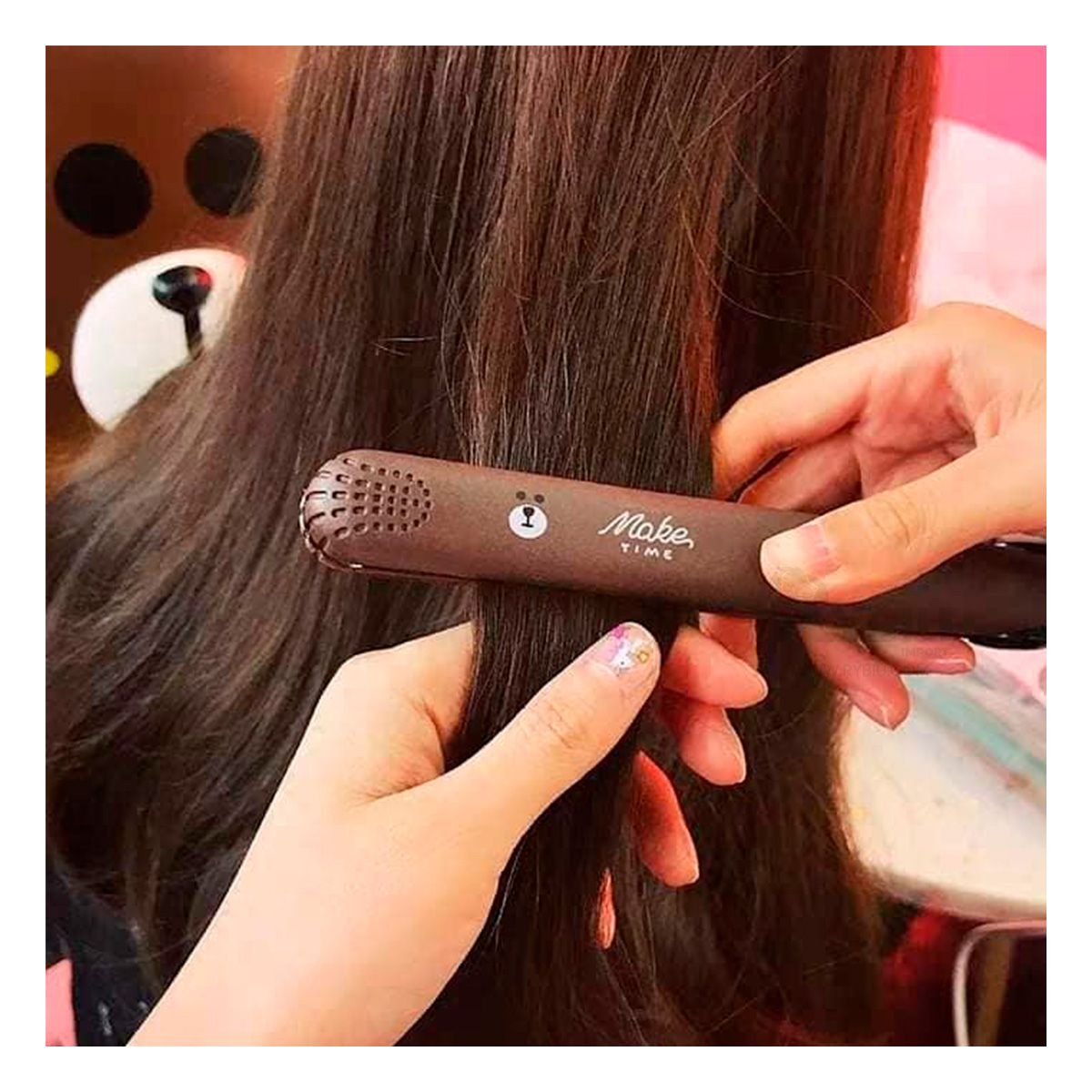 GENERICO - Alisador Versatil de Cabello Guinda Y+Gift Stickers