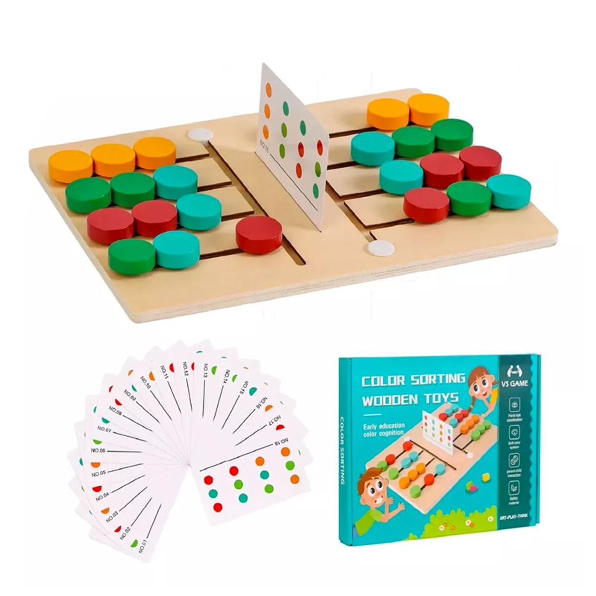 GENERICO - Tablero Didáctico 4 En Linea Doble Juego De Mesa