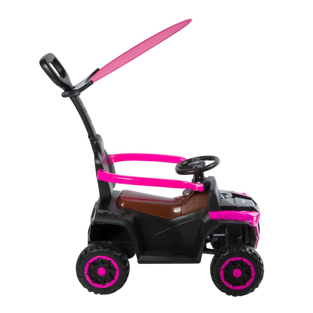 EBABY - Carrito Musical con Luces y Sombrilla Rosado