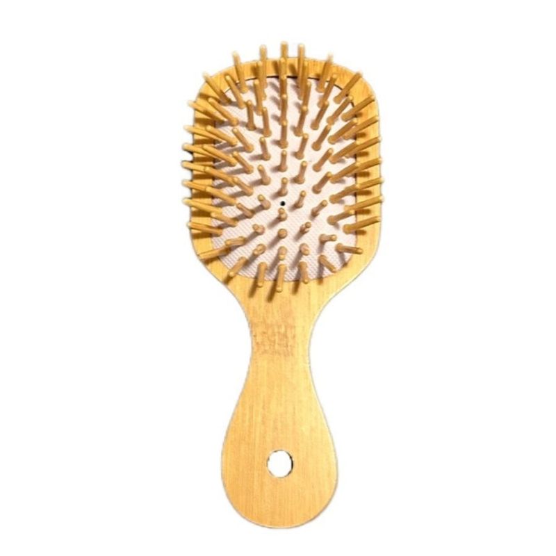 GENERICO - CEPILLO PEINE CARTERA BAMBU ANTIFRIZZ ECOAMIGABLE