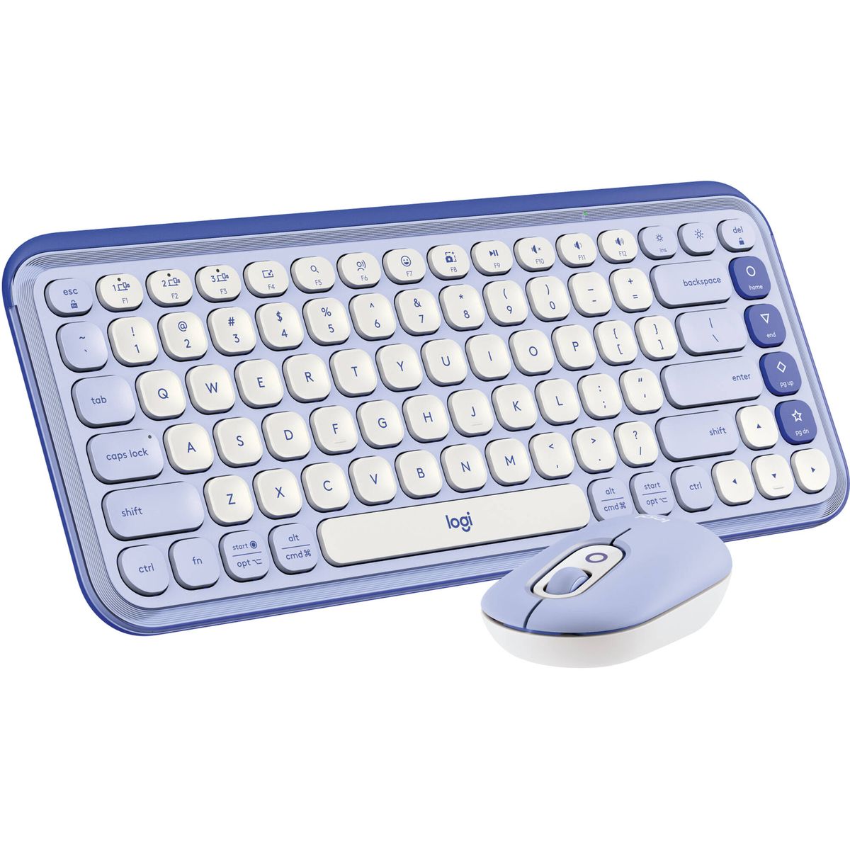 LOGITECH - Kit Logitech POP ICON Teclado Y Mouse Combo Wireless Lila - 920-013054