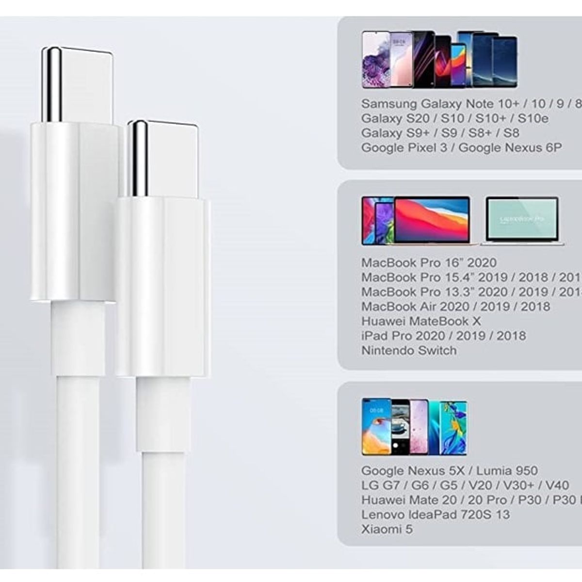 SMART - PACK Cargador 20W + Cable USB-C a USB-C + Funda Magnetica modelo 14