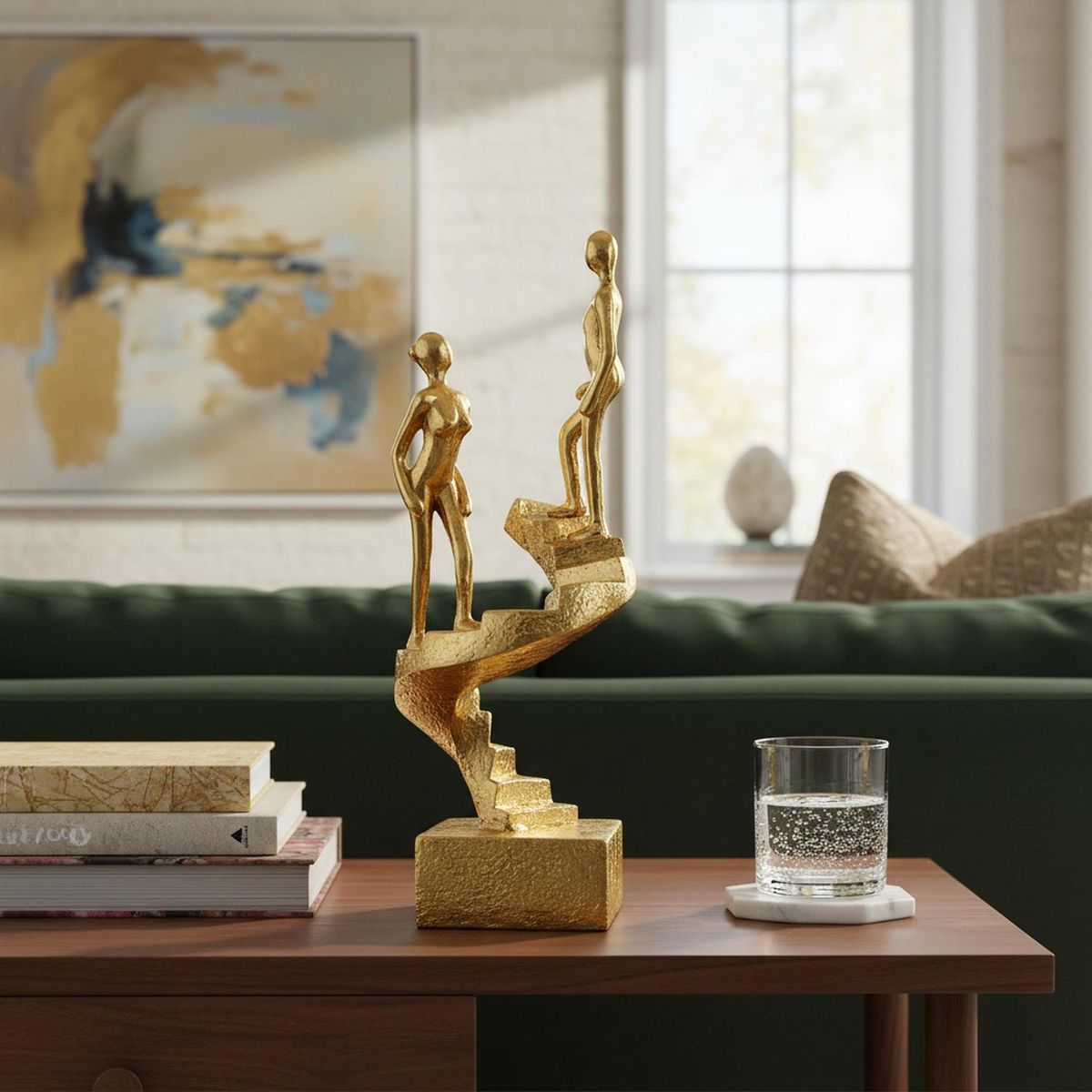 CONCEPTS LIFE - Adorno Pareja Un Paso Juntos 09x09x27 cm