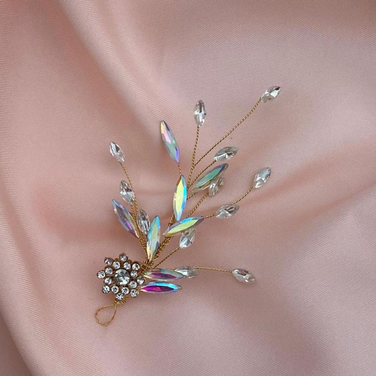 ANADE HANDMADE - TOCADO TIARA ACCESORIO CABELLO JOYAS DE NOVIA