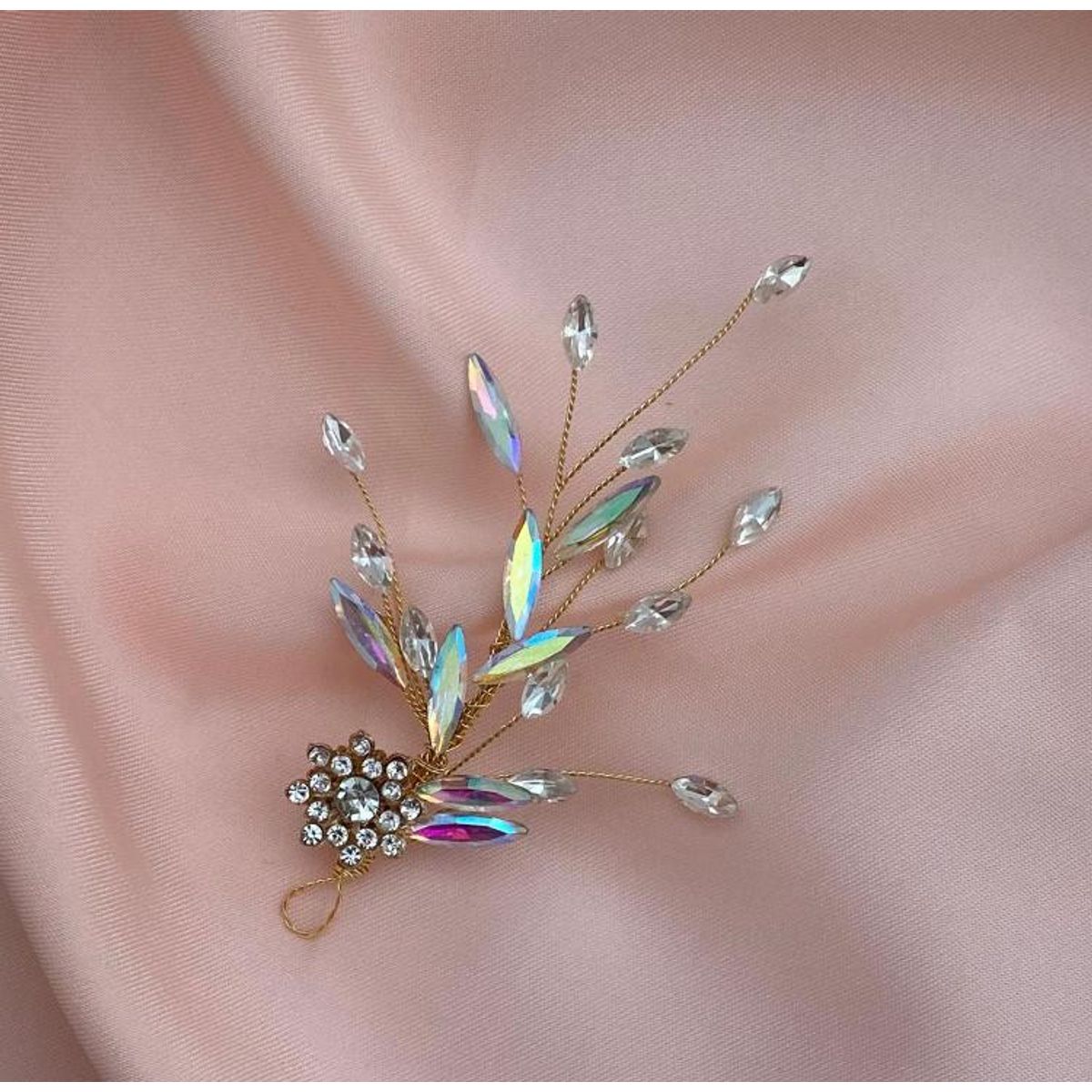 ANADE HANDMADE - TOCADO TIARA ACCESORIO CABELLO JOYAS DE NOVIA