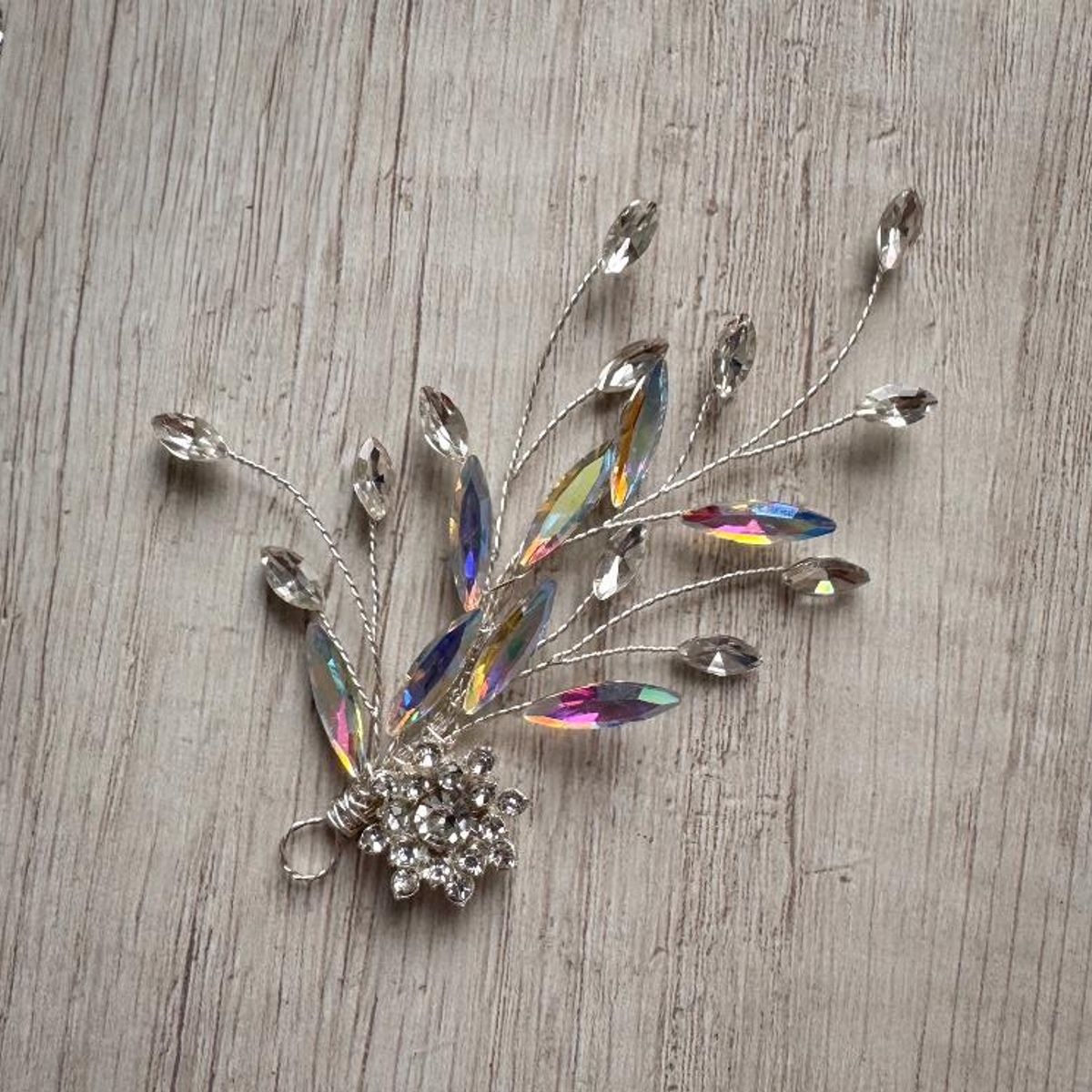 ANADE HANDMADE - TOCADO TIARA ACCESORIO CABELLO JOYAS DE NOVIA