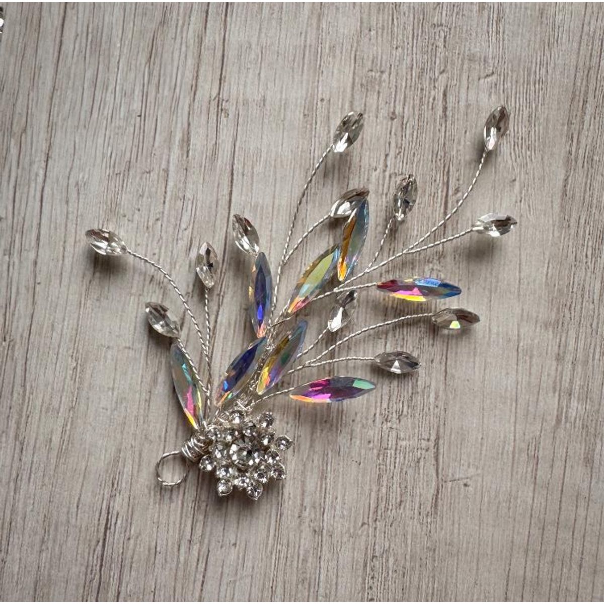 ANADE HANDMADE - TOCADO TIARA ACCESORIO CABELLO JOYAS DE NOVIA