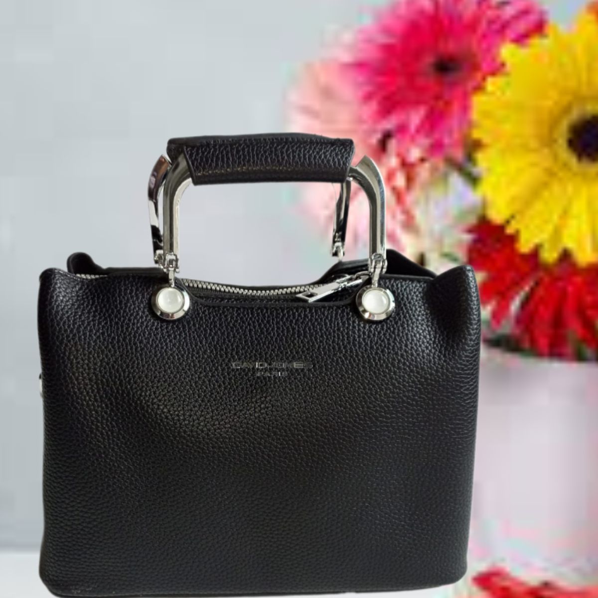 GENERICO - CROSSBODY CARTERA BOLSO DE MANO MORRAL TOTE BAG PREMIUM ARIS NEGRO