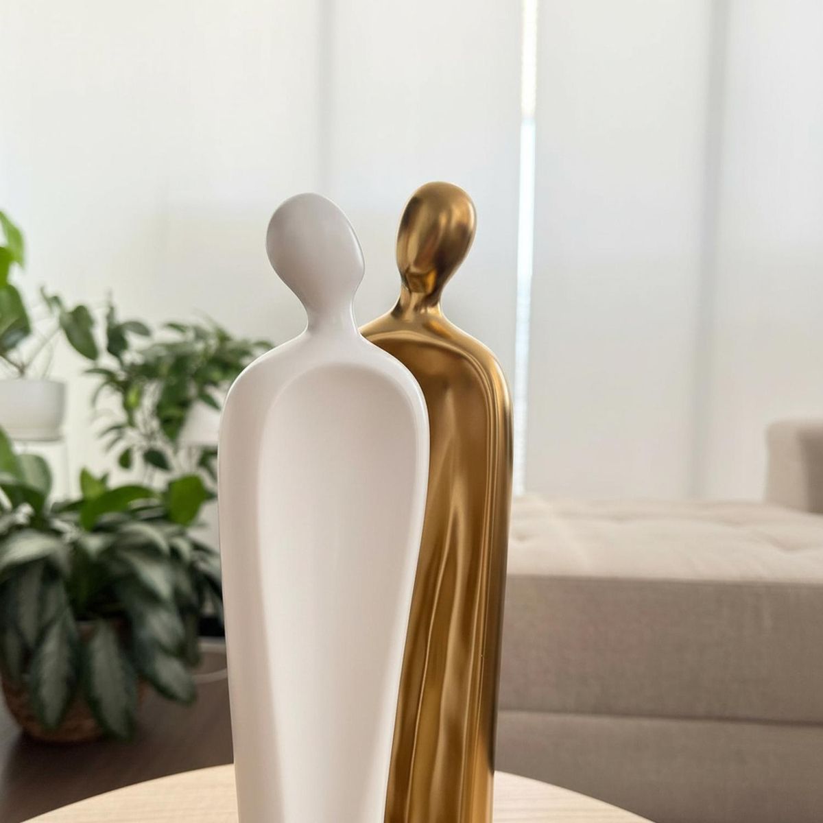 CONCEPTS LIFE - Adorno Pareja Decor  12x12x36 cm