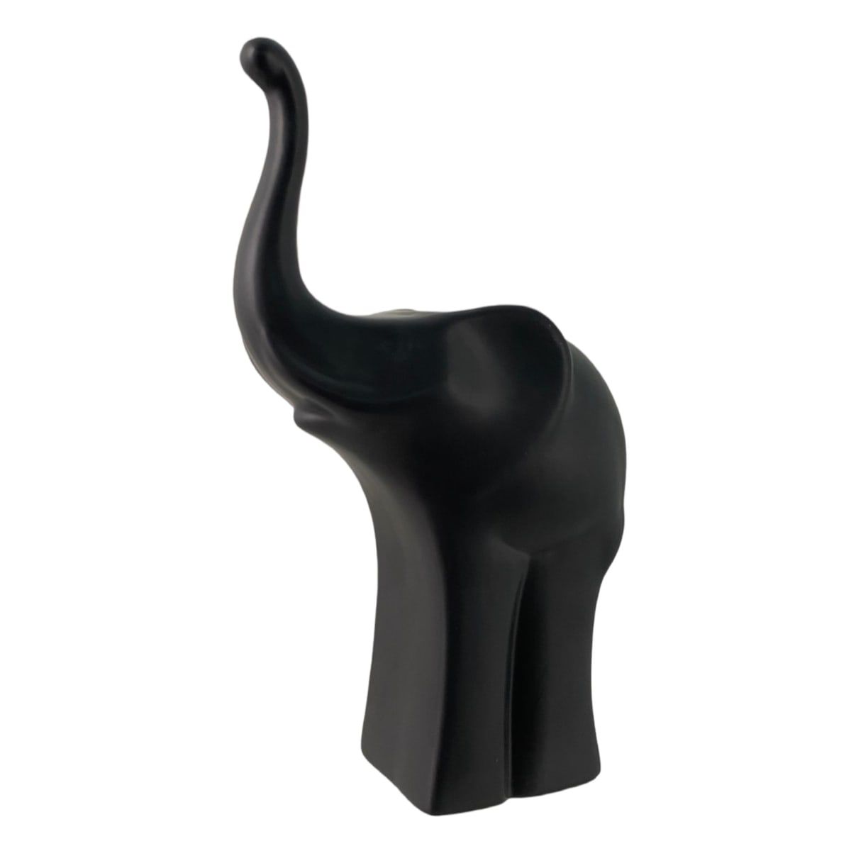 CONCEPTS LIFE - Adorno Elefante Moderno Negro B 15x08x25 cm