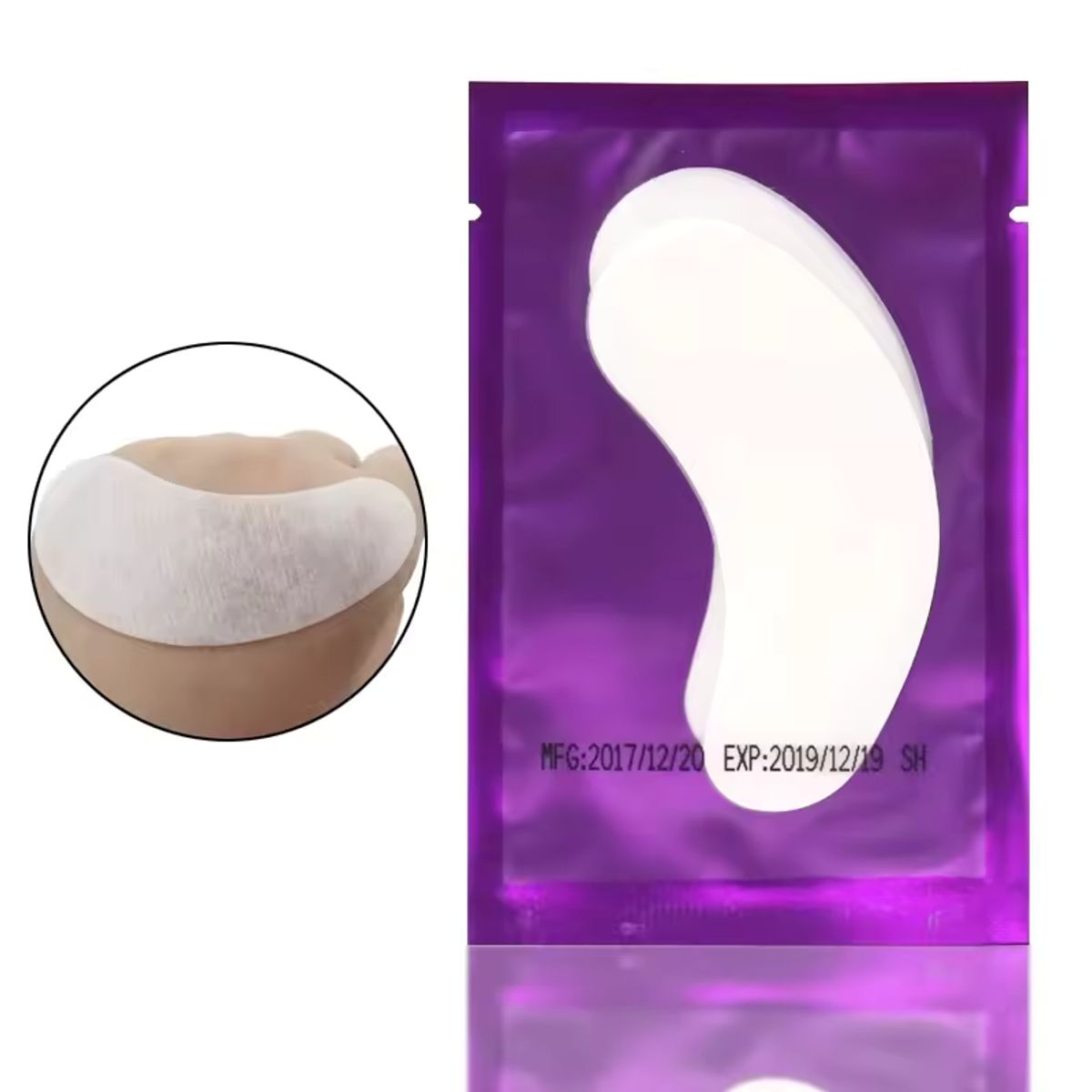 GENERICO - 15 Parches hidrogel para extensiones de pestañas