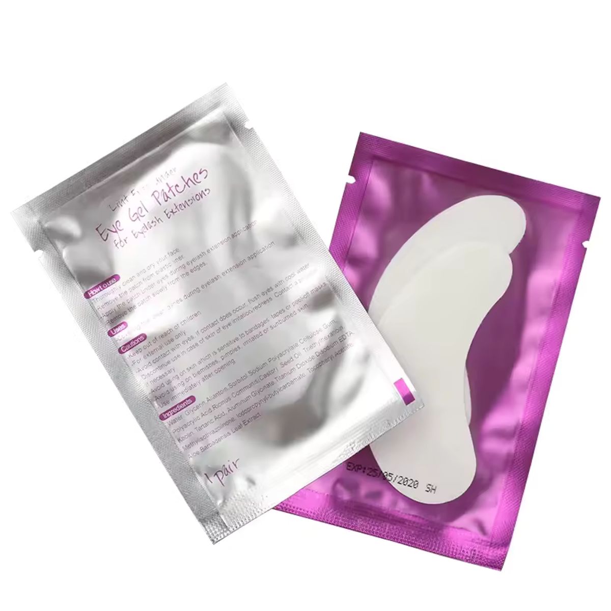 GENERICO - 15 Parches hidrogel para extensiones de pestañas