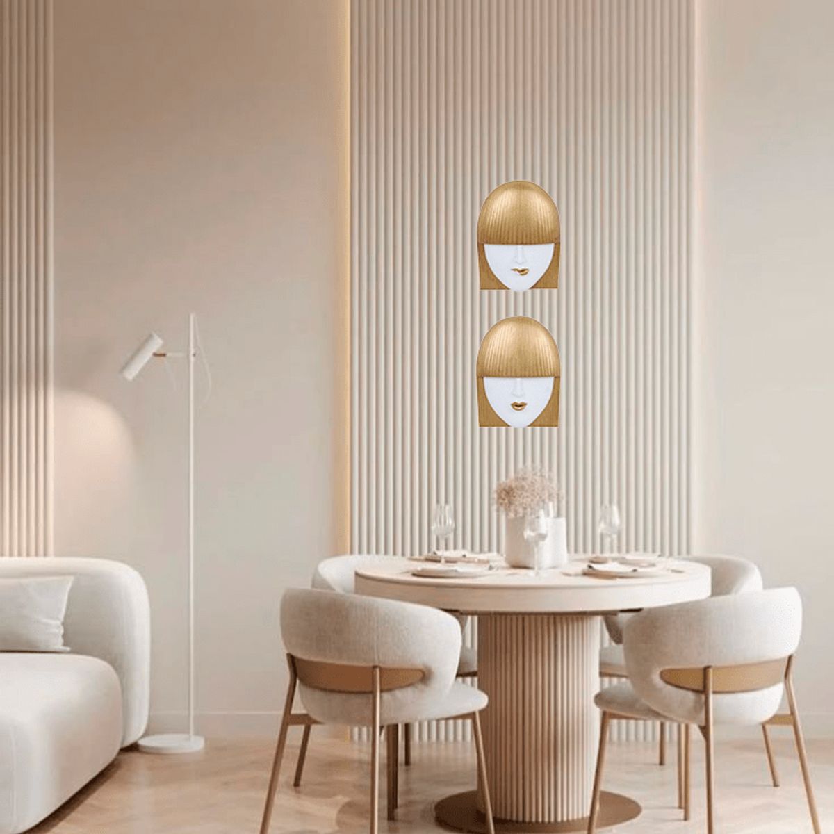 CONCEPTS LIFE - Adorno de Pared Juego de Damas Decor 15x08x25 cm