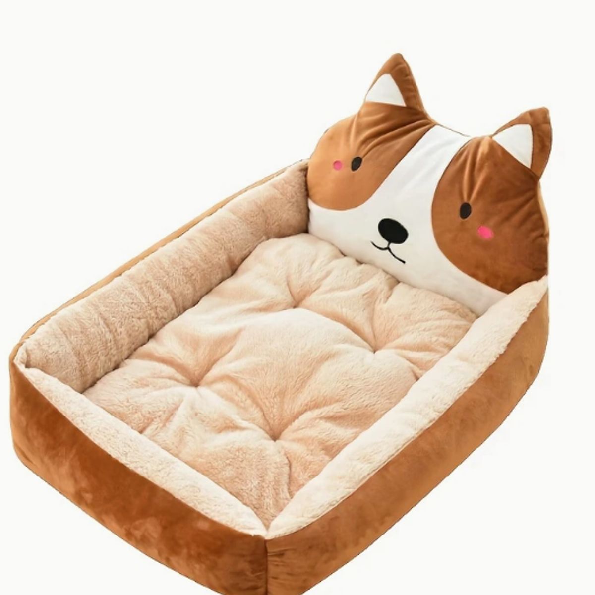 GENERICO - CAMA MASCOTA ZORRITO MARRÓN M