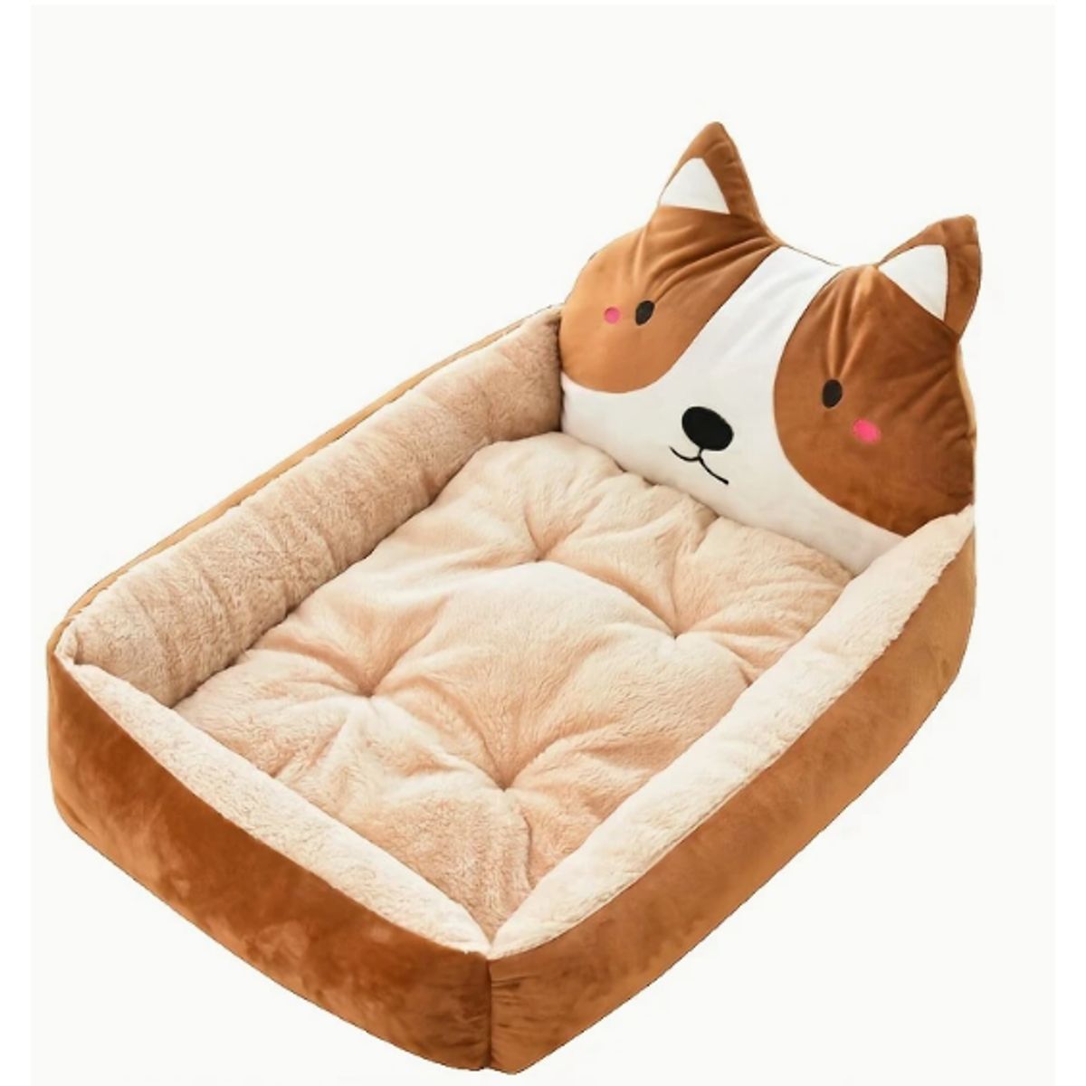 GENERICO - CAMA MASCOTA ZORRITO MARRÓN M