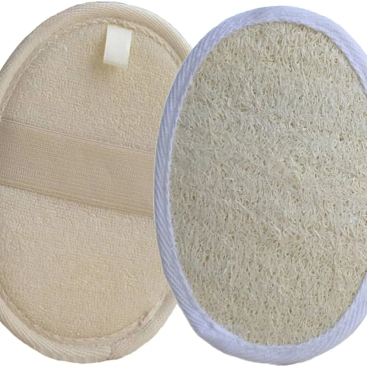 GENERICO - ESPONJA EXFOLIANTE LUFFA DUCHA ECOAMIGABLE PACK X2