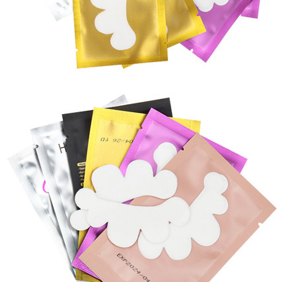 GENERICO - 20 Parches hidrogel para extensiones de pestañas