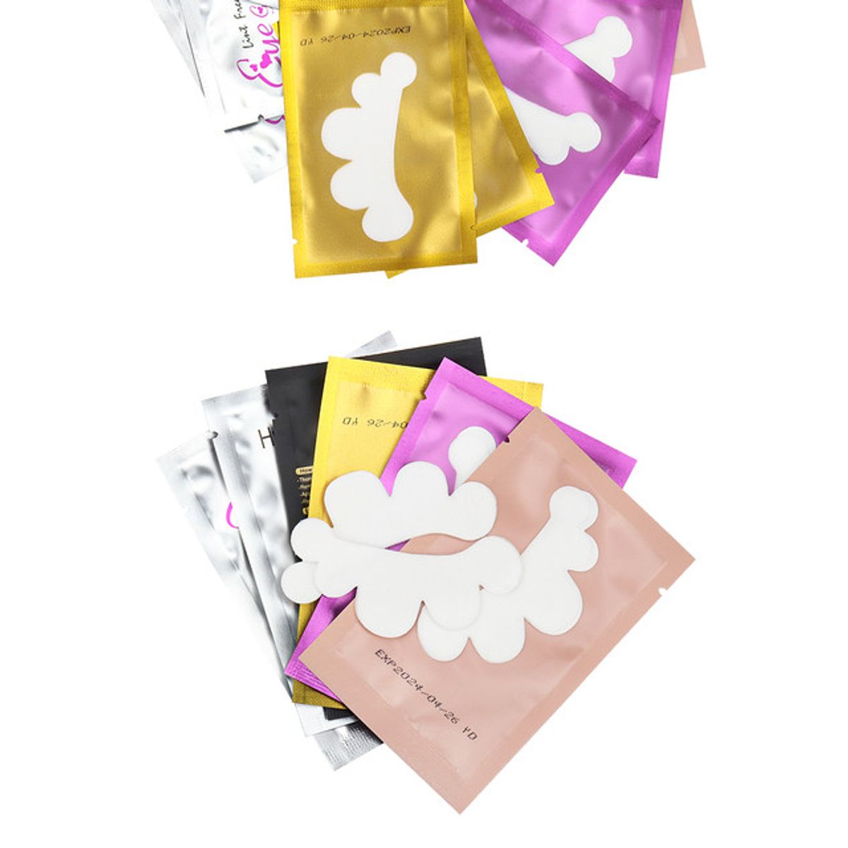 GENERICO - 20 Parches hidrogel para extensiones de pestañas