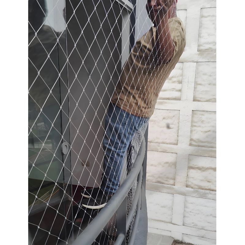 GENERICO - MALLA DE SEGURIDAD ANTICAIDAS PARA VENTANA KIT 150X200 MT