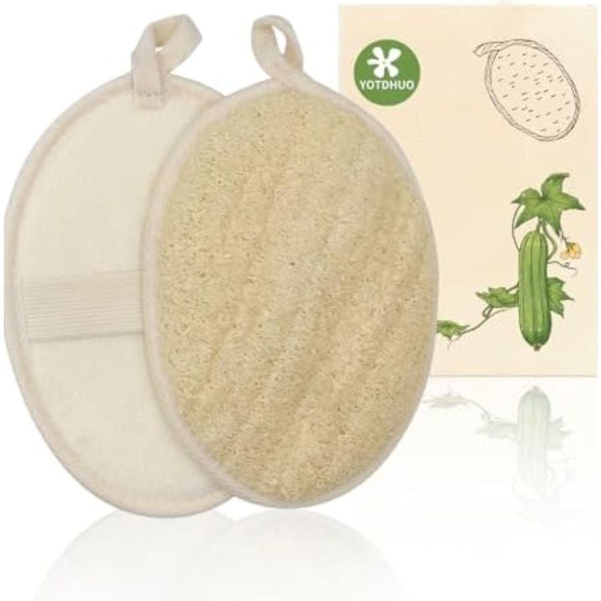 GENERICO - ESPONJA EXFOLIANTE LUFFA PACK X 6 ECOAMIGABLE