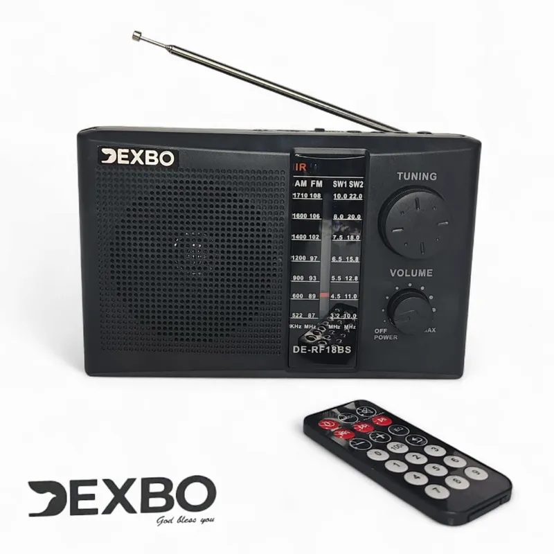 GENERICO - Radio Portatil FM AM Pila y a Corriente con Panel Solar