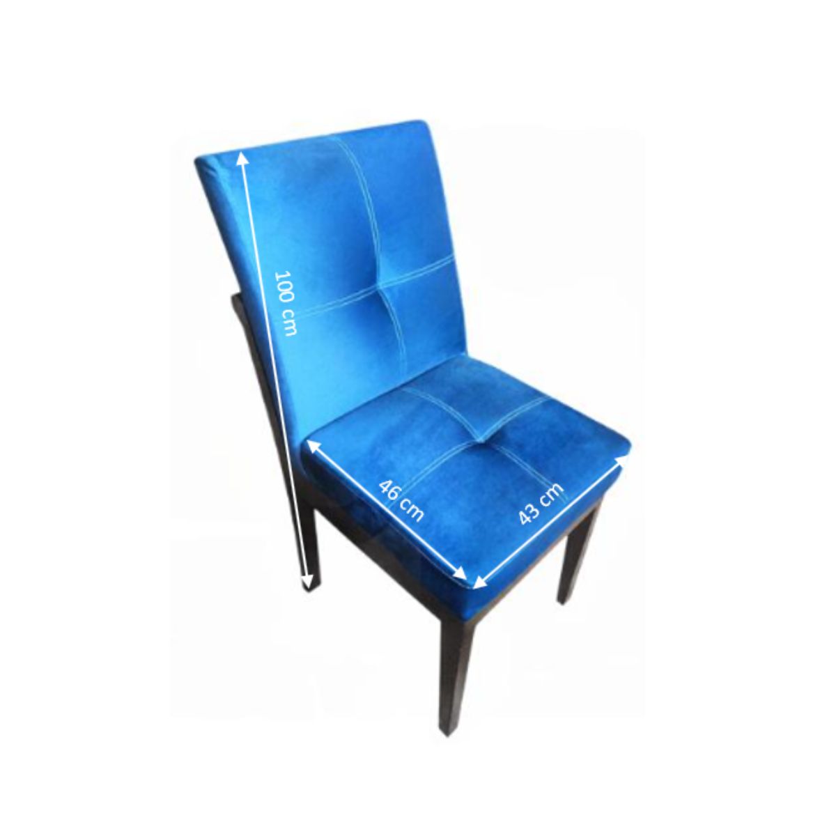 GENERICO - Juego de comedor 6 sillas Kyara Azul