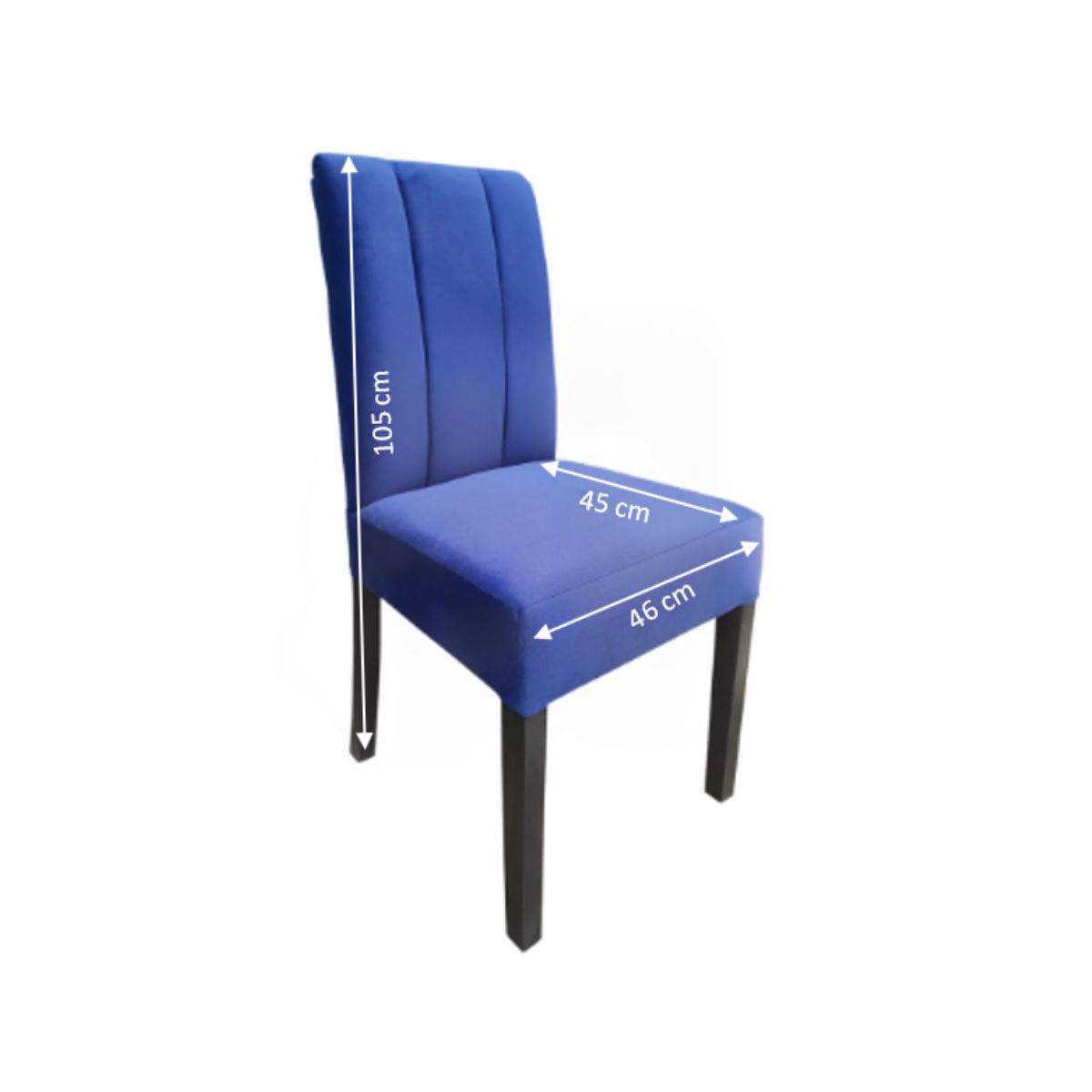 GENERICO - Juego de comedor 6 sillas Bisman Azul