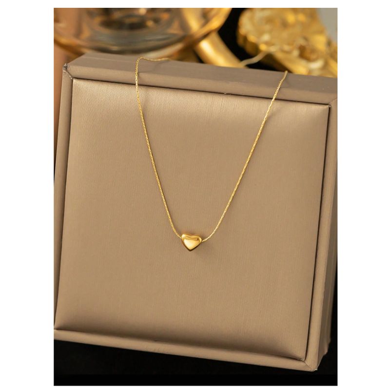 GENERICO - COLLAR DE CORAZÓN PEQUEÑOO DE ACERO INOXIDABLE