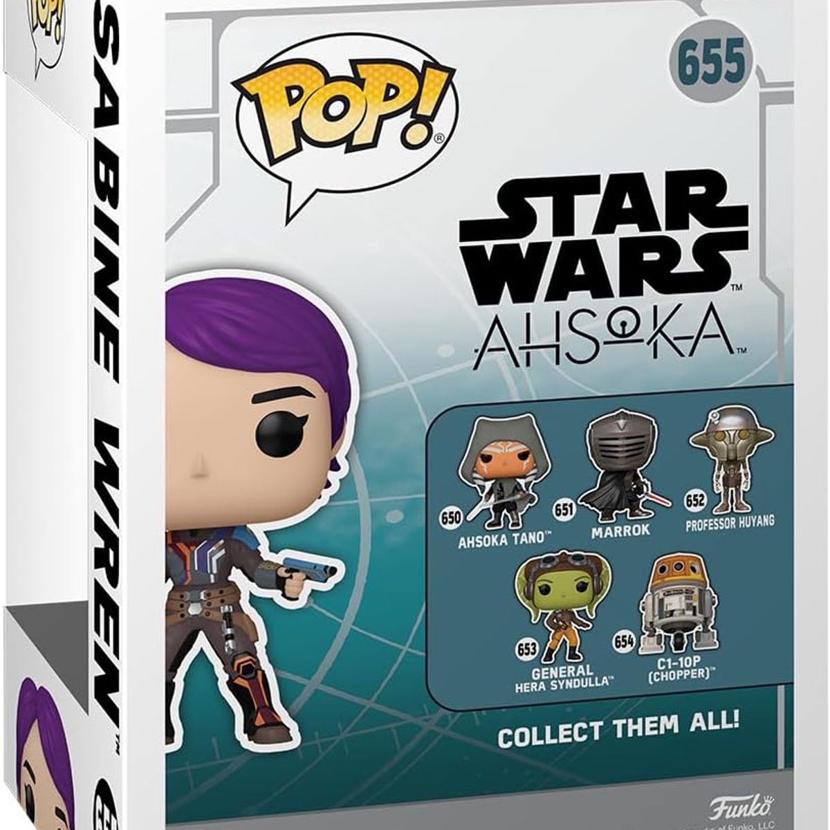 FUNKO - Funko Pop Star Wars Ahsoka - Sabine Wren Glow in the Dark