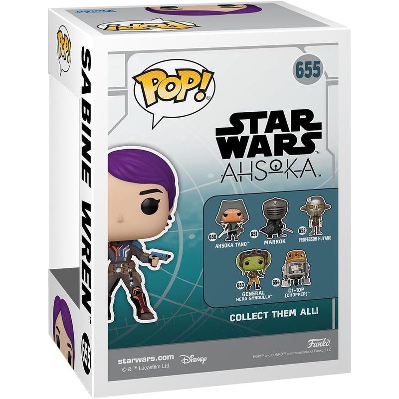 FUNKO - Funko Pop Star Wars Ahsoka - Sabine Wren Glow in the Dark
