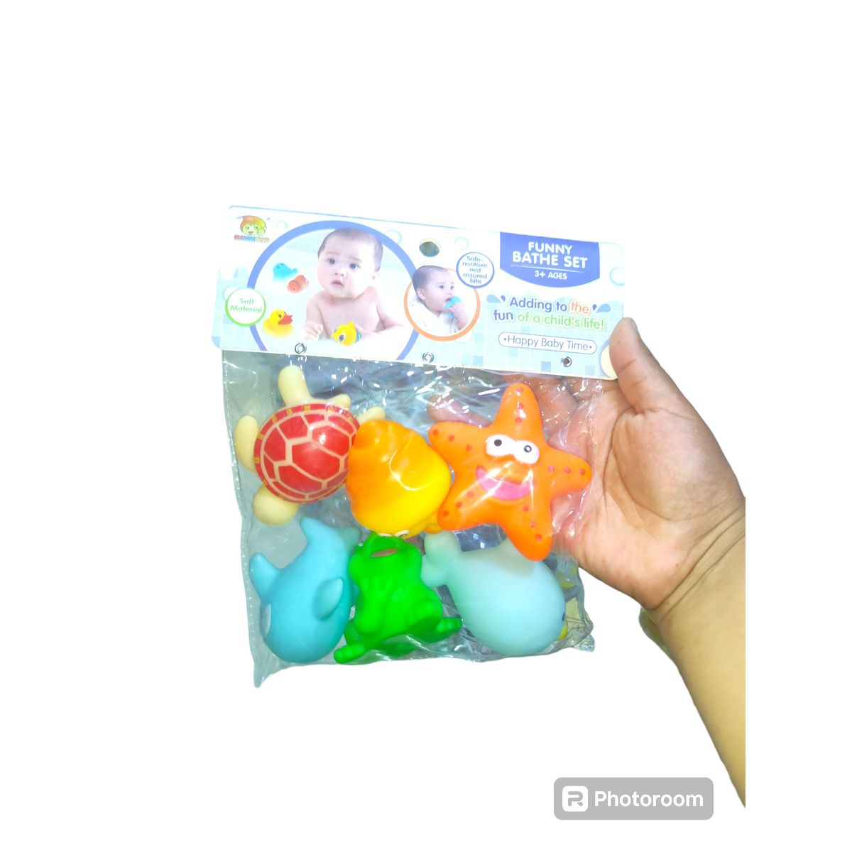 GENERICO - Set de Juguetes de Baño con Figuras Marinas