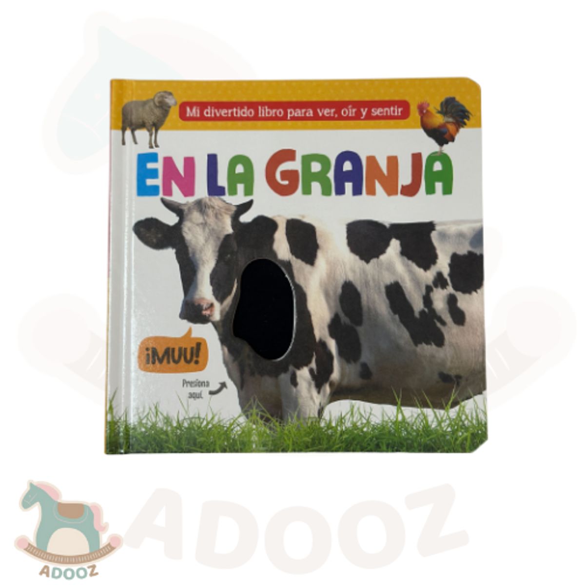 GENERICO - Libro Interactivo En la Granja con Sonidos y Texturas Bebés