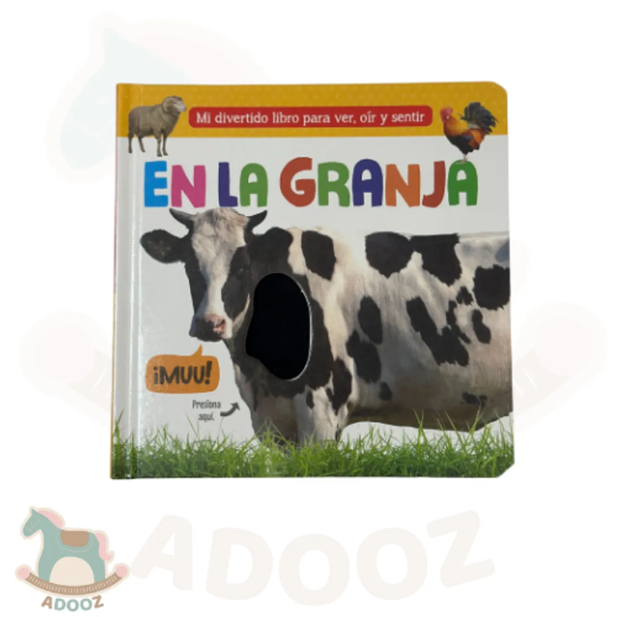 GENERICO - Libro Interactivo En la Granja con Sonidos y Texturas Bebés