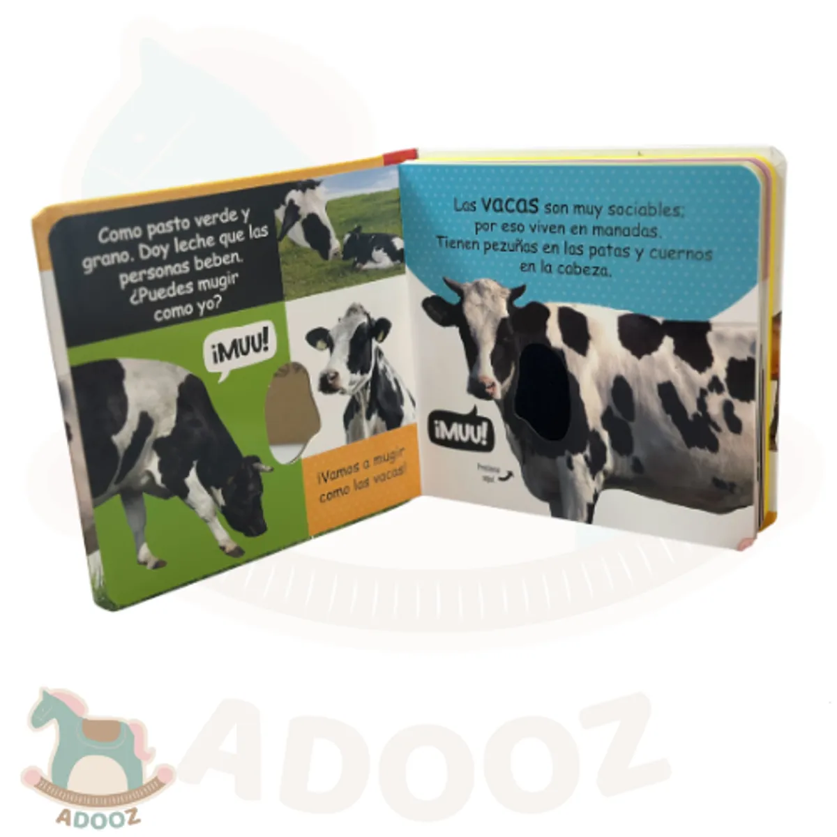 GENERICO - Libro Interactivo En la Granja con Sonidos y Texturas Bebés