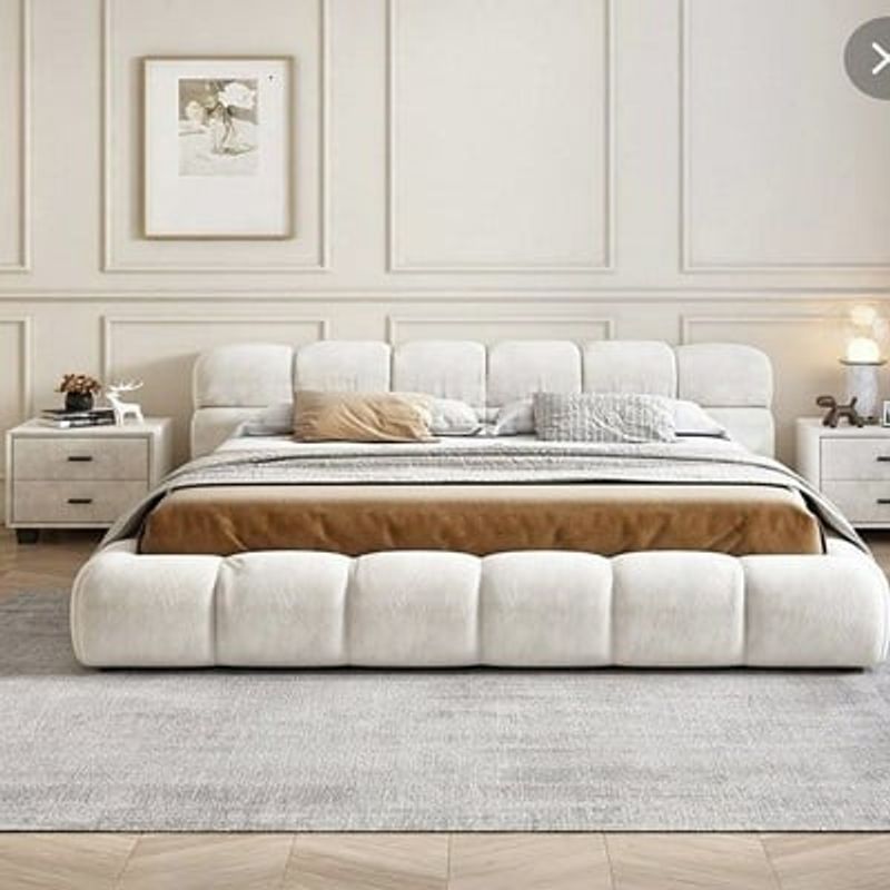 GENERICO - Cama elixir premium 2 plazas blanco