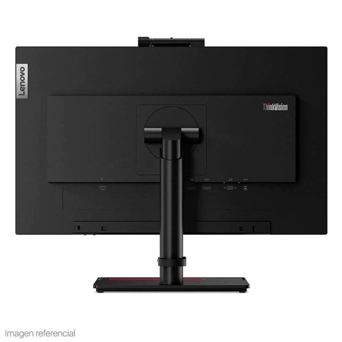 LENOVO - Monitor Lenovo ThinkVision T24v-30 238 WLED IPS Full HD HDMIDPVGA Cámara 1080p Micrófono Integrado Color Raven Black
